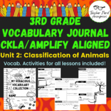 3rd Grade Vocabulary Journal (CKLA Amplify Aligned) Unit 2