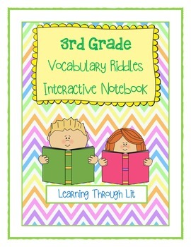 Preview of 3rd Grade Vocabulary Riddles DIGITAL & PRINTABLE