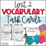 Vocabulary Task Cards for Wonders ELA 3rd Grade (Unit 2)