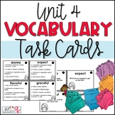 Vocabulary Task Cards for Wonders ELA 3rd Grade (Unit 4)