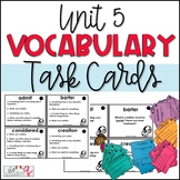 Vocabulary Task Cards for 3rd Grade Wonders ELA