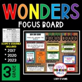 3rd Grade WONDERS Focus Board