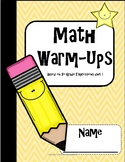 3rd Grade Warm-Ups Expressions Unit 1