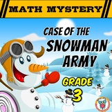 3rd Grade Winter Math Mystery Activity - Fun Math Review Game