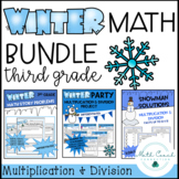3rd Grade Winter Math BUNDLE | Third Grade Math | Multipli