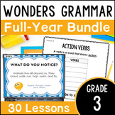 3rd Grade Wonders 2023 Grammar Bundle - Lessons, Posters, 