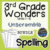 3rd Grade Wonders | Spelling | Unscramble | BUNDLE