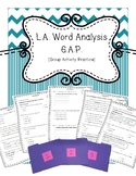 3rd Grade Word Analysis G.A.P. [Group Activity Practice] S