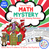 3rd Grade Word Problems - Math Mystery-Case of the Missing