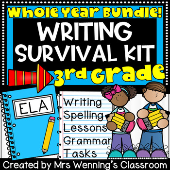 Preview of 3rd Grade Writing Survival Kit! Whole Year of Third Grade Writing Resources!