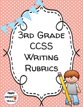 Preview of 3rd Grade Writing Rubrics (EDITABLE & DIGITAL)