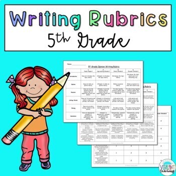 Preview of 5th Grade Writing Rubrics: Narrative, Opinion, and Informative