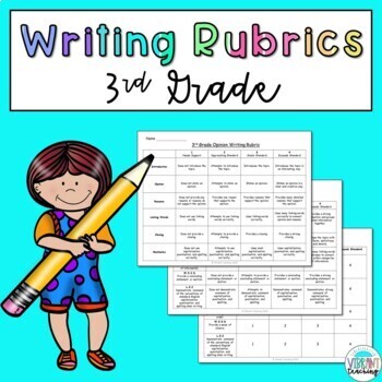 Preview of 3rd Grade Writing Rubrics: Narrative, Opinion, and Informative