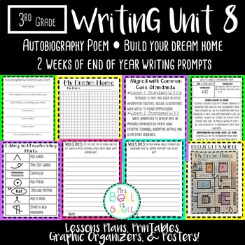 Preview of 3rd Grade Writing Unit Eight