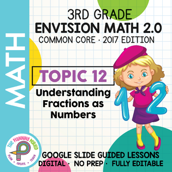 Preview of 3rd Grade enVision Math 2017 - Topic 12 - Google Slide Lessons