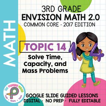 Preview of 3rd Grade enVision Math 2017 - Topic 14 - Google Slide Lessons