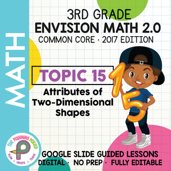 Preview of 3rd Grade enVision Math 2017 - Topic 15 - Google Slide Lessons
