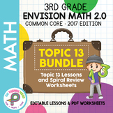 3rd Grade enVision Math - TOPIC 13 BUNDLE - Google Slide L