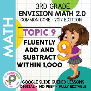 Preview of 3rd Grade enVision Math - Topic 9 - Google Slide Lessons