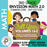 3rd Grade enVision Math - VOL 1 & 2 BUNDLE - Guided Lesson