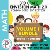 3rd Grade enVision Math - VOLUME 1 BUNDLE - Google Slide Lessons