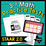 3rd Math STAAR 2.0 Practice Tests ★ NEW Question Types ★ 2