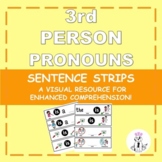 Third Person Pronouns Sentence Strips