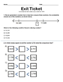 3rd STAAR Numbers Unit Exit Tickets