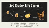 3rd STEMscopes ENTIRE Bundle 1 Scope 1 Life Cycles SPANISH