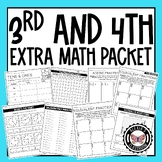 3rd and 4th Grade Math Extra Learning Packet
