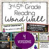 3rd and 4th Grade Reading Word Wall