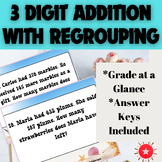 3rd grade 3 digit addition and subtraction word problems w