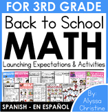 3rd grade Back to School Math Activities in Spanish | Regr