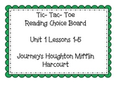 3rd grade Journey's Choice Boards Lessons 1-5