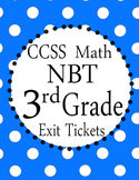 Can You Find The MISTAKE? - 3rd grade Math NBT Exit Tickets CCSS