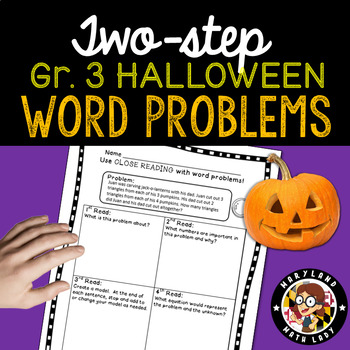 Preview of 3rd grade October Word Problems