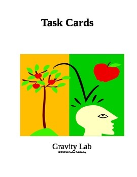 Preview of 3rd grade gravity lab task cards