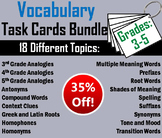 3rd-5th Grade Vocabulary Task Card Activities: Tone and Mo