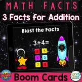 3s Addition Facts Fluency Boom Cards Digital Math Fact Act
