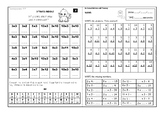 3x Table Worksheet - Consolidation and Fluency