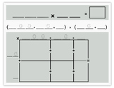 3x2 Area Model Multiplication Graphic Organizer