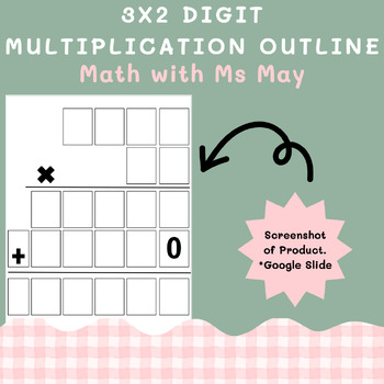 Preview of 3x2 Digit Multiplication Outline