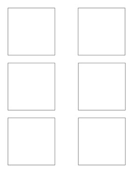 3x3 Post It Notes Print Template by Teaching the Lowcountry | TpT