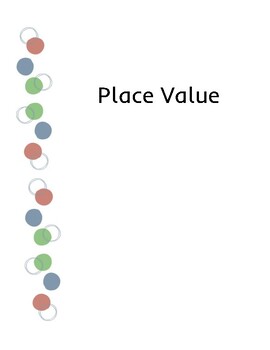 Preview of Place Value Booklet Freebie