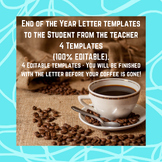 4 {100% EDITABLE} End of Year Letter Templates From the Te