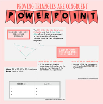 4) Angles 3 and 6 are congruent. What would you use to prove those