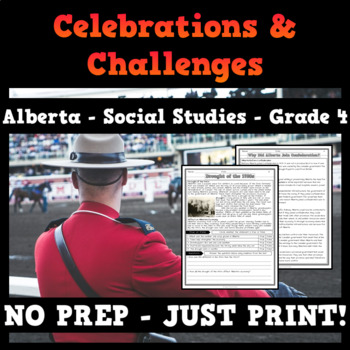 Preview of 4.3 - Celebrations and Challenges - Alberta Grade 4 Social Studies