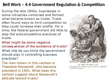 Preview of 4.4 Government Regulation & Competition (Economics)