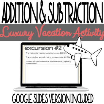 Preview of 4&5 Digit Addition + Subtraction⎮Project Based Learning⎮Digital and Printable