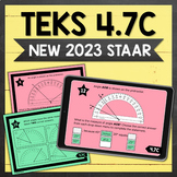 4.7C ★ Angle Measures ★ NEW Question Types ★ 2023 STAAR 2.